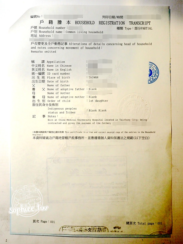 辦理外交部認證▎英文戶籍謄本 留學文件 出生證明。費用及流程介紹