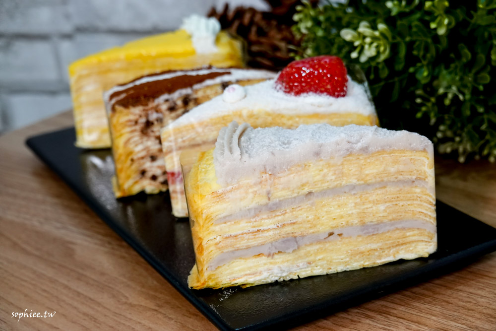 台中蛋糕甜點推薦-2度C Ni Guo千層蛋糕逢甲店 每天限量手工製作 沒預約吃不到！