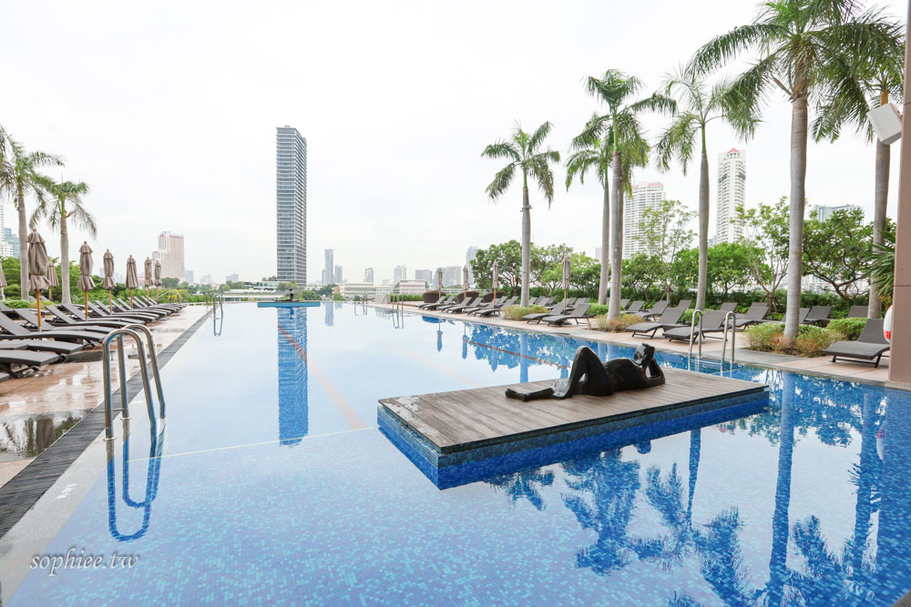 泰國曼谷住宿Chatrium Hotel Riverside Bangkok 昭披耶河畔夢幻景觀飯店 超大無邊際泳池 大力推薦必吃超值海鮮自助晚餐！