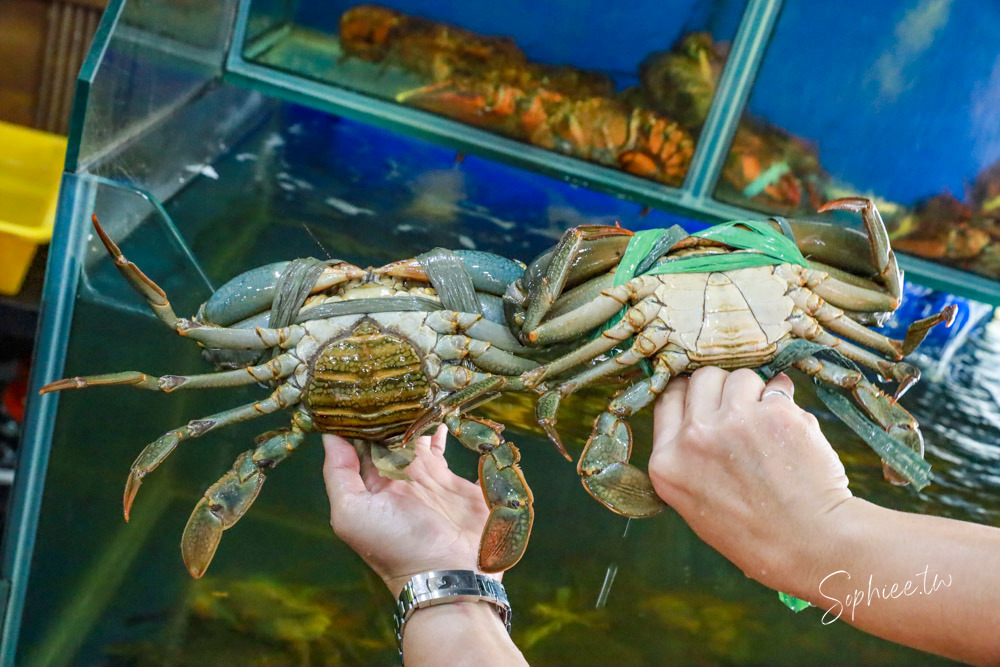 台中海鮮餐廳推薦│大祥燒鵝海鮮餐廳 活體現撈大沙公沙母紅蟳 還有招牌燒鵝及海鮮熱炒 聚餐吃螃蟹就選這裡！