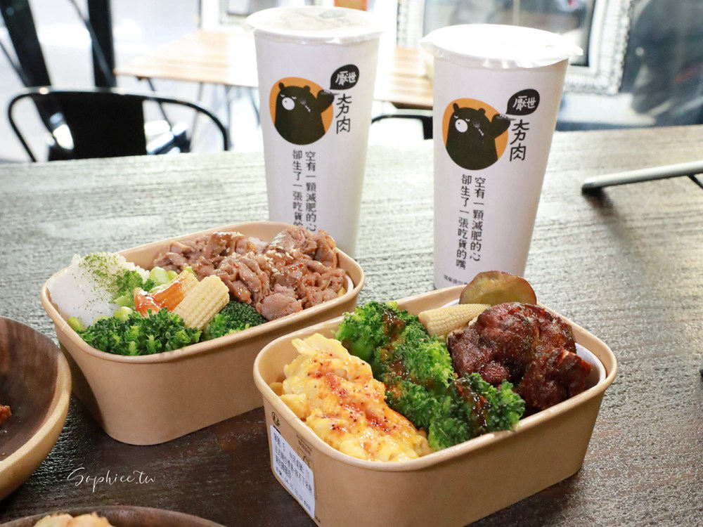 厭世夯肉》台中早午餐 科博館區美食 低GI超人氣健康餐盒 好吃又滿足！