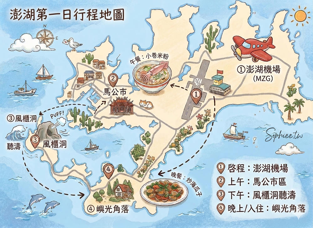 逃離辦公室的喘息企劃！澎湖四天三夜吃貨與放空完美懶人包