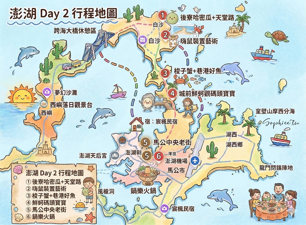 逃離辦公室的喘息企劃！澎湖四天三夜吃貨與放空完美懶人包