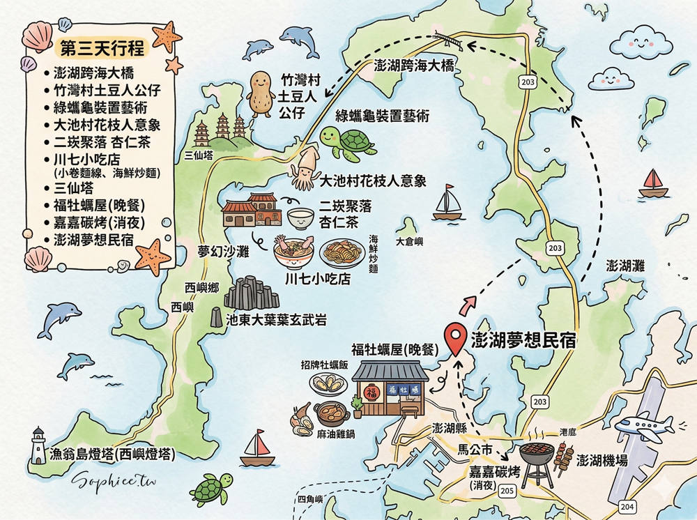 逃離辦公室的喘息企劃!澎湖四天三夜吃貨與放空完美懶人包