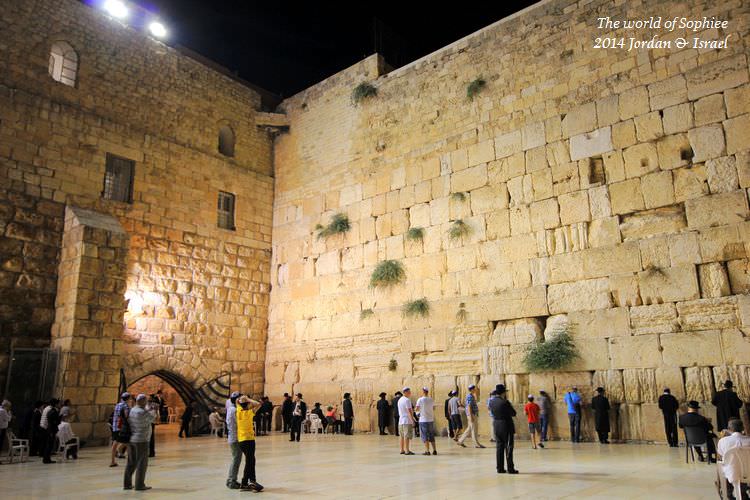 ﹝2014以約遊記﹞Israel。西牆（Western Wall）的夜晚