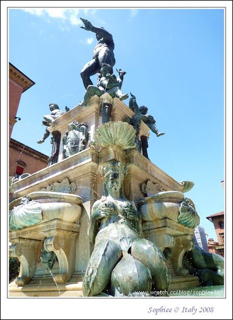 〔Italy義大利〕波隆納：因為大罷工，意外看見令人臉紅的海神噴泉~