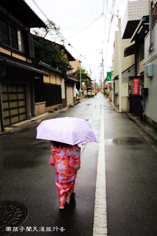 ［京都。賞櫻］和服體驗到夢館。來京都就要穿和服啊~